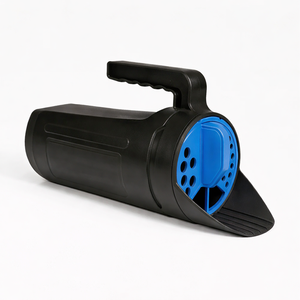 Outils modernes d'entretien des pelouses, épandeur de semences manuel de 4 lb, épandeur d'engrais et de sel, épandeur manuel pour pelouse et jardin, couleur bleue, OEM ODGGAD004 - Product Image 3