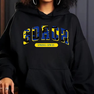 เสื้อฮู้ด Sigma Gamma Rho แบบสั่งทำพิเศษ สีน้ำเงินรอยัล พร้อมตัวอักษรกรีกแบบกำหนดเอง เสื้อคลุมมีฮู้ดลำลอง แฟชั่นสำหรับชมรมนักศึกษา - Product Image 5