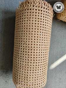 Rouleau de cannage en rotin blanc semi-blanchi à tissage carré, maille de canne pour cloison de pièce moderne, tête de lit, meubles, 15m B2B - Vente chaude - Product Image 6