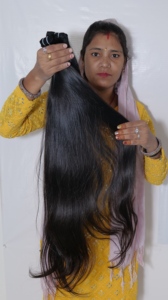 Lots de Cheveux Humains Bruts du Cambodge Non Traités, Vente en Gros de Cheveux Indiens, Fournisseur d'Extensions de Cheveux Raides Vierges à Cuticules Alignées - Product Image 4