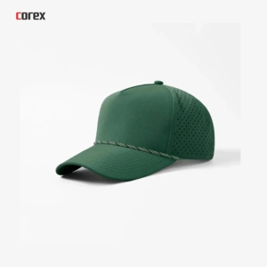 Gorra de Golf Personalizada con Logotipo Bordado a Mano, 5 Paneles, Unisex, Corte Láser, Perforada, Transpirable, Impermeable, de Lona, Cuerda, Poliéster, Deportiva - Product Image 5