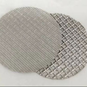Malla de filtro de acero inoxidable SS 316, malla de alambre tejida de acero inoxidable 316, disco de filtro de 5 a 500 micras para filtración de productos químicos y polímeros - Product Image 1