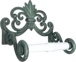 Elegant Iron Toilet Paper <b>Holder</b> for Luxury Bathroom Interior and Home Decor Bathroom Use - Product Image 1