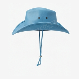 Chapeau en cuir de cow-boy, nouveau chapeau tendance pour femmes, couleur de cuir personnalisée, chapeaux de cow-boy pour les sports d'hiver, les voyages, les fêtes et la pêche - Product Image 6