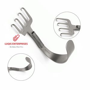 เครื่องมือผ่าตัดสแตนเลสแบบ 4 ง่าม ยี่ห้อ Gorney Rake Retractor ขนาด 7.5 ซม. กว้าง 38 มม. - Product Image 1