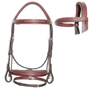 Selleck marron cuir cheval bride Durable Western équestre couronne cousue couronne licou têtière pour Dressage équitation cheval - Product Image 2