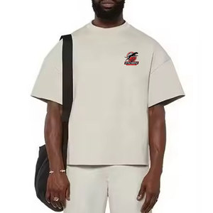 Camiseta de Corte Cuadrado de Alta Calidad, Diseño OEM, Camiseta de Algodón de Corte Cuadrado Hecha en Pakistán - Product Image 1