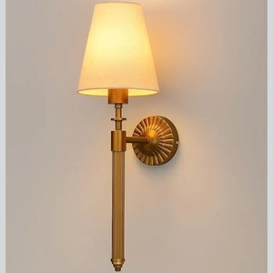 Traditional Metal Wall <b>Sconce</b> With Cone Shade Handmade Decorative <b>Lighting</b> For Indoor Use - Product Image 1