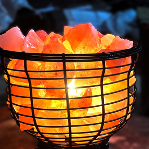 Lampes en sel de l'Himalaya rouge contemporaines, collection de décoration en cristal haut de gamme avec logo personnalisé, services de fabrication OEM sous marque privée - Product Image 6