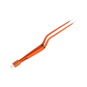 Pinzas Bipolares Eléctricas con Recubrimiento de Cauterización, Mayor Durabilidad, Punta Fina, Reutilizables, Tipo Bayoneta, para Cirugía General, Autoclavables, Clase I, 5 Años - Product Image 1