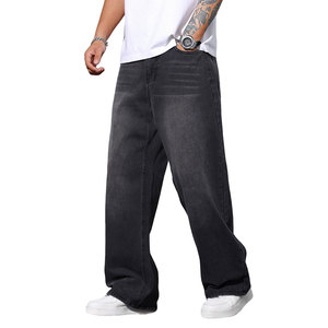 Wholesale Custom Casual Latest Design men's Pants Washed baggy Fit Denim <b>Jeans</b> for Men Fashionable Vintage <b>Jean</b> pant for Men - Product Image 2