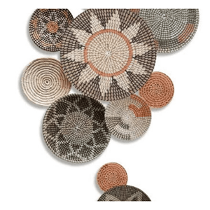 Decoración de pared estilo bohemio de hierba marina, diseñada con material de hierba marina trenzada para decoración de pared y estilo bohemio, hecha en Vietnam. - Product Image 5