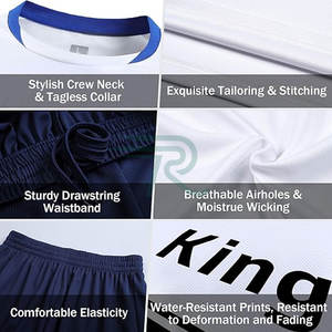 Camiseta de Fútbol Americano Unisex Razorts International 2026, Talla Grande, Manga Corta, 100% Poliéster de Malla, Secado Rápido, Bordada - Product Image 3