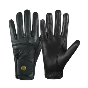 Horse Riding Gloves Leather Equestrian Gloves Unisex Full Finger Soft Breathable Comfortable Durable Non Slip Summer <b>Cycling</b> - Product Image 5