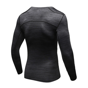 Printed Rash Guard Tee <b>Men</b> Long Sleeve Base Layer T-<b>Shirt</b> Spandex Polyester Sports <b>Compression</b> Top <b>Men</b> Workout Wear Tight <b>Shirt</b> - Product Image 2