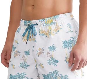 En gros Personnalisé Logo Vierge Imprimer Casual D'été Hommes Natation Floral Séchage Rapide Court Top Design Bonne Qualité Mode Hommes Court - Product Image 3