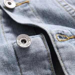 New Fashion Wholesale 2026 Plain Men Denim Jackets Wholesale Top Quality <b>Jeans</b> Jackets for Sale High Quality - Product Image 6