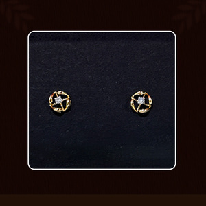 Boucles d'oreilles clous en diamant rond cultivé en laboratoire, diamant de tous les jours, clarté 2 VVS-VS, certifié HRD, or massif 9K, luxe, export - Product Image 4