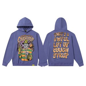 Sweat à capuche doublé en tricot d'hiver 100% coton, style streetwear, avec imprimé hip-hop, motif dessin animé, fabrication sur mesure - Product Image 6