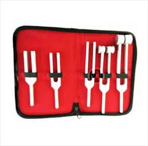 Diapasones Manuales de Acero Inoxidable 128hz 256hz 512hz 1024hz 2048hz, Set Médico de Chakra, Ponderados y Sin Ponderar, 5 Piezas, Negros, Reutilizables - Product Image 6