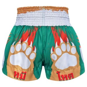 Pantalones Cortos de Boxeo Unisex Personalizados OEM, Sublimados, para Muay Thai y Artes Marciales, de Satén Transpirable que Absorbe la Humedad, Venta al Por Mayor OEM - Product Image 3