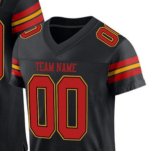 Diseña Tu Propia Camiseta de Fútbol Americano Personalizada y Transpirable de Manga Corta con Impresión Digital de Alta Calidad - Product Image 5