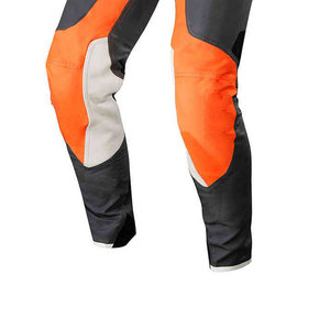 Pantalon de moto pour homme, orange et noir, respirant, toutes saisons, vêtements de moto - Product Image 2