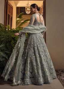Robe de soirée pakistanaise pour femmes, robe de soirée de luxe brodée, tenue de soirée formelle pour invitées de mariage - Product Image 6