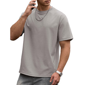 OEM Service Ringer T Shirts For Men Lightweight Skin Friendly Smooth Texture Blend Material Reinforced Stitching Men's Tee - Product Image 3