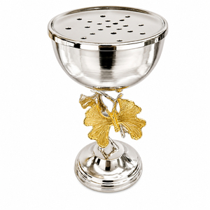 Brûleur d'encens créatif en métal doré, écologique, durable, fait main, support pour branche d'arbre et fleurs, encensoir moderne d'aromathérapie pour table - Product Image 4