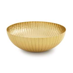 ชามโลหะทนทานพร้อมเครื่องครัวตกแต่งทำมือสำหรับสลัด ผลไม้ และของว่าง เหมาะสำหรับใช้ในบ้าน โรงแรม และงานแต่งงาน - Product Image 3