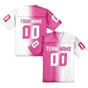 Maillot de football américain d'usine OEM ODM en tissu interlock, sublimation durable, uniforme, approvisionnement en gros mondial - Product Image 3