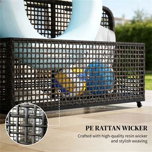 Cesto portaoggetti per piscina grigio scuro - Product Image 3