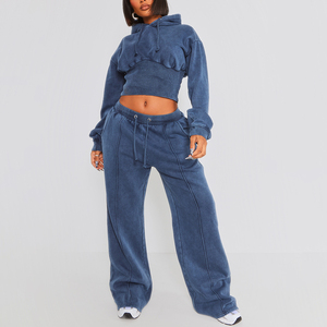 Sudadera Corta con Capucha de Algodón para Mujer, de Primera Calidad, Cómoda, Informal, para Otoño, Forrada, Transpirable, de Manga Corta, en Oferta - Product Image 5
