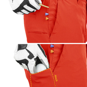 Pantalones cortos de golf para hombre que absorben la humedad, para práctica, deportes al aire libre, viajes, transpirables, de secado rápido, lisos y teñidos. - Product Image 4