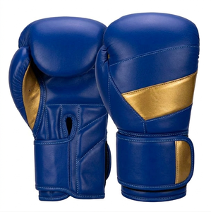 Gants de boxe professionnels de qualité supérieure, tendance, fabriqués par des fabricants, personnalisables, 14oz 16oz, MMA, Kickboxing, en cuir, fermeture à boucle et crochet - Product Image 1