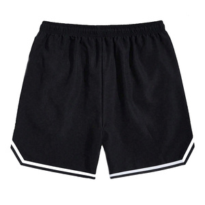 Pantalones Cortos Deportivos Casuales de Verano para Hombre, con Logotipo Personalizado en la Parte Delantera, Cintura Elástica Alta, Satén Ecológico, Impermeables, de Secado Rápido, OEM - Product Image 2