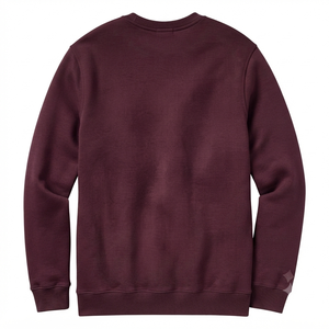 Sweat-shirt à capuche pour homme BURGUNDY, en molleton épais, manches longues, uni, vêtements d'automne, service OEM, vêtements décontractés, vêtements de sport - Product Image 2