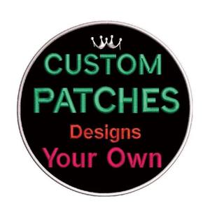 Patchs personnalisés de haute qualité faits à la main avec logo western brodé en 3D, en feutre non tissé et toile, à coudre et thermocollants pour vêtements et chapeaux - Product Image 1