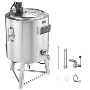 Pastorizzatore Professionale per Latte da 100L, Grado Commerciale, in Acciaio Inox 304 per Pastorizzazione di Uova e Birra - Product Image 1
