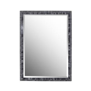 Miroir mural moderne personnalisé fait main en bois avec incrustation de résine, forme et design uniques pour la décoration de Diwali ou de mariage - Product Image 2