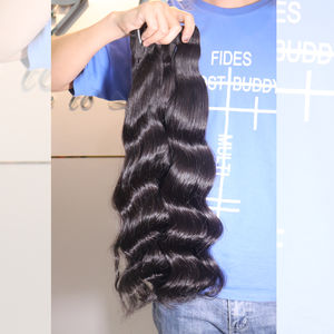 Haute qualité 100% non transformé vietnamien Remy eau ondulé Extensions de cheveux humains Double dessiné Standard Top vendeur de cheveux réputé - Product Image 3