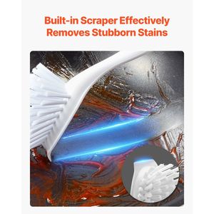 Set di 4 Spazzole per Pulizia Cucina con Manico in PP e Setole Curve per Pentole, Padelle e Lavello - Product Image 5