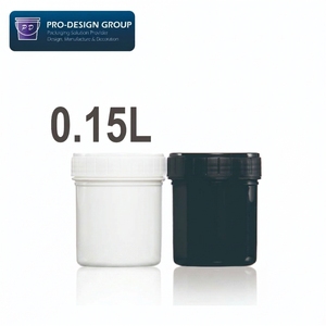 Food Grade <b>Plastic</b> Bucket 0.15L PP HDPE Canister with Screw Lid Factory-Sealed Jar for Snack Food Storage Wholesale - Product Image 3