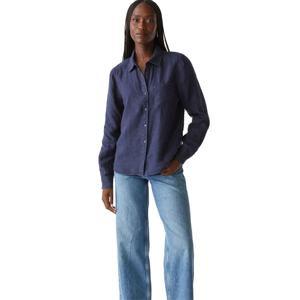 Top elegante de seda con botones para mujer, suave y lujoso, ideal para eventos formales y reuniones de negocios - Product Image 1