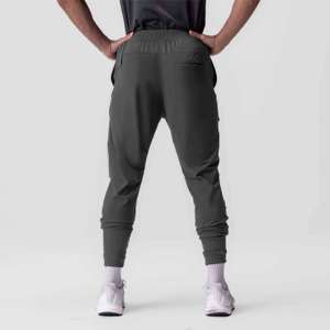 Pantalón Casual Ligero de Punto para Hombre, Hecho de Algodón, Tela de Lona Cómoda, Transpirable, Apto para Primavera y Verano - Product Image 5