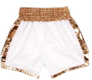 Pantalones Cortos de MMA Unisex Personalizados con Estampado Sublimado, Diseño Floral Azul Geométrico, Secado Rápido, 140g Poliéster/Algodón, Artes Marciales - Product Image 2