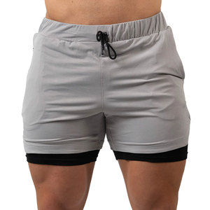Men's Solid <b>Burgundy</b> Quick Dry Sport <b>Shorts</b> with Drawstring Waist and Side Pockets Athletic <b>Shorts</b> for Workout - Product Image 4
