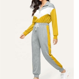 Women's Men's Unisex Winter Solid Short Custom Logo Casual Fleece Breathable Tracksuits Sportswear GymWear Sweatshirt <b>Set</b> - Product Image 1