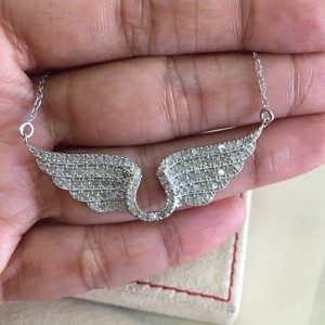 1.26 Cttw White Natural Diamond Pendant Necklace for Women in 925 Sterling Silver, 18 Inch <b>Chain</b>, Round Cut (G-H Color) - Product Image 3